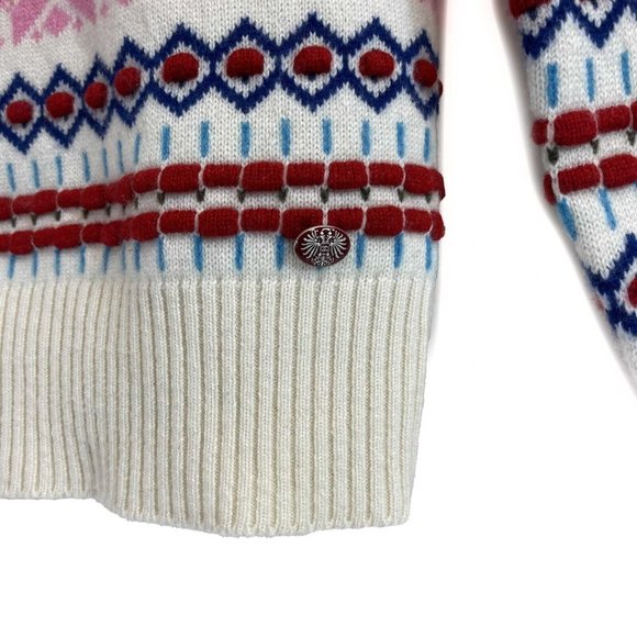 CHANEL - Paris-Salzburg Multicolor Cashmere Jumper - CC Buttons - 34 / US 2 - Picture 5 of 14